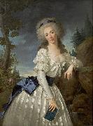 Portrait of a Lady with a Book Antoine Vestier